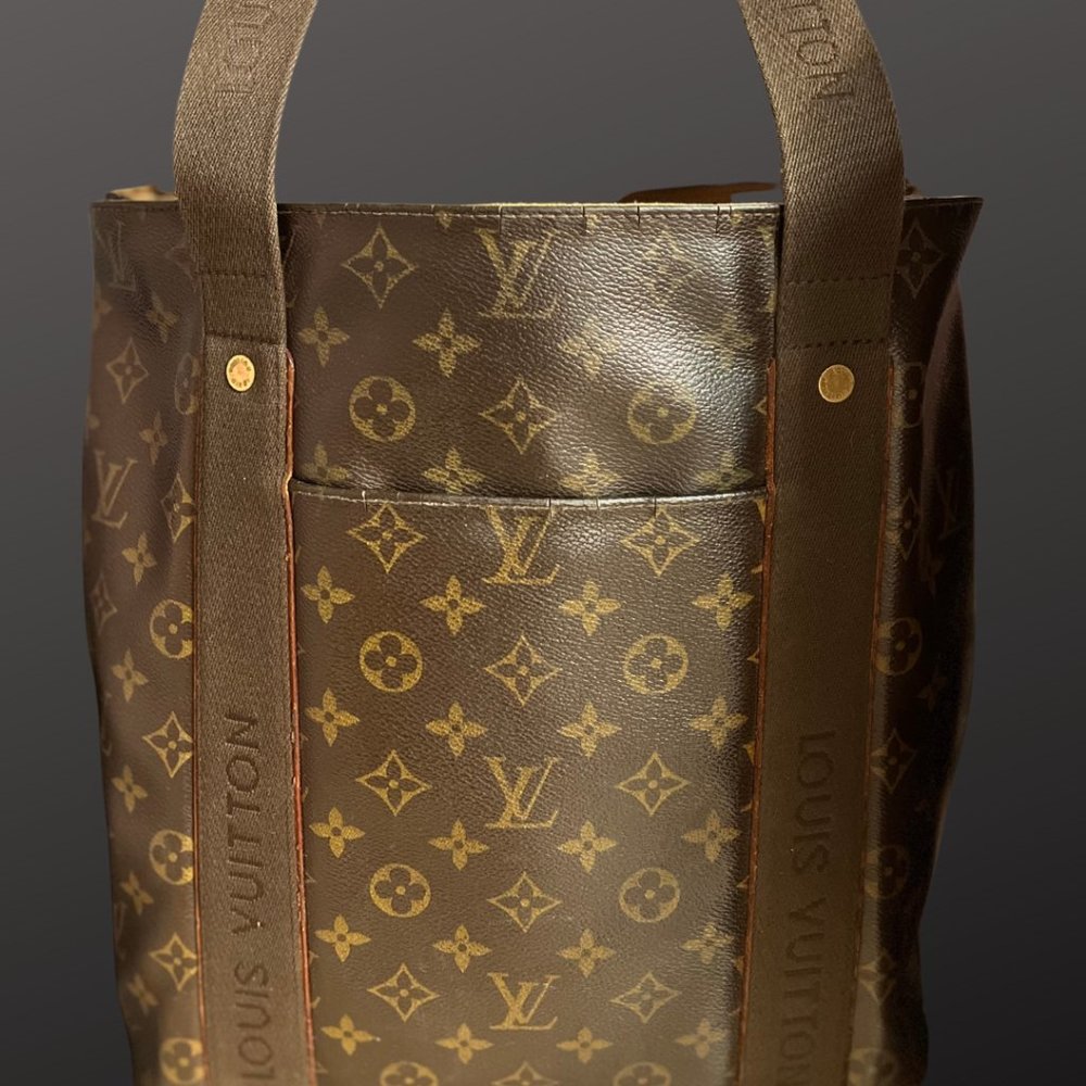 Authentic Louie Vuitton Monogram Cabas Bordeaux Handbag